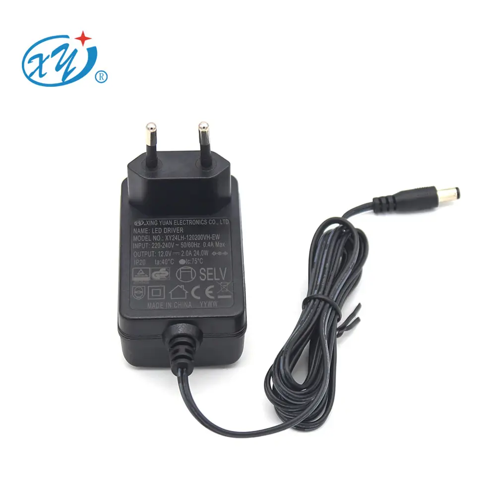 OEM مصنع ac/dc امدادات الطاقة محول نقل adaptorEuro التوصيل 9V 12V 15v 24V 500mA 800maA 1000ma 1.5a 2a محول الطاقة