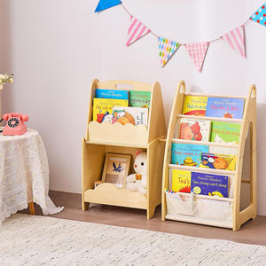 Estantería Modular de Madera de 5 Niveles para Niños Pequeños, Organizador de Juguetes con Asa - Product Image 2