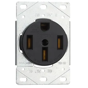 14-50R American Flush Mounting receptacle 50A 125/250V Straight Blade US industrial socket