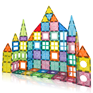 2025 nouveau Design 129 pièces carreaux magnétiques 3D blocs <span class=keywords><strong>de</strong></span> <span class=keywords><strong>construction</strong></span> magnétiques magiques jouet pour enfants - Product Image 4