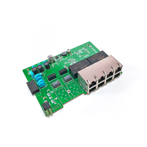 Placa de Circuito Impreso (PCBA) Gigabit Ethernet con Protección Contra Sobretensiones (SPD) para Monitoreo Público, Sin Plomo, HASL GF2GE10 FR-4, 0.5-1 oz de Fibra de Cobre - Product Image 3