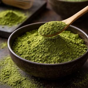 ผงมัทฉะบริสุทธิ์สำหรับพิธีกรรม สารสกัดชาเขียว 99% เกรดอาหาร เสริมวิตามิน บรรจุสุญญากาศในขวด/กระป๋อง ผลิตในมณฑลซานตง - Product Image 1