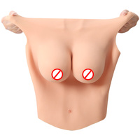 Prothèses mammaires en silicone pour travestis, demi-corps, bonnets B C D, énormes, sexy, faux gros seins, poitrine en silicone, gros seins, faux seins pour travestis