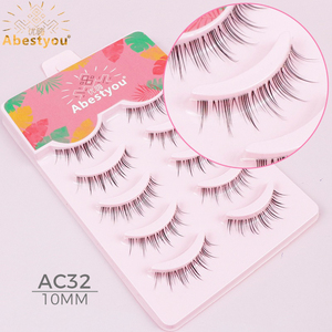 Abestyou <span class=keywords><strong>Volume</strong></span> False Eyelashes, <span class=keywords><strong>Cils</strong></span> Noirs Luxueux, Imperméables, Personnalisables, Bande Complète, <span class=keywords><strong>Faux</strong></span> <span class=keywords><strong>Cils</strong></span> en Vison - Product Image 5