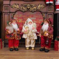 Nouveau style noël père noël poupée décoration de la maison père noël poupée tissu de noël joyeux noël décorations pour la maison nouvel an approvisionnement