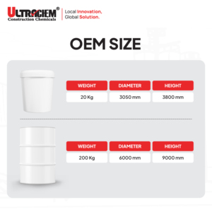 Ultracheme Ultracoat SSB est un liquide qui est appliqué par pulvérisation et sera absorbé (pénétré) dans la surface du béton. - Product Image 3