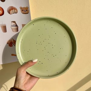 Platos con efecto de tinta estilo coreano para sesiones fotográficas, para servir platos, bistecs, pasteles, postres y repostería, de alta calidad y bonitos. - Product Image 2