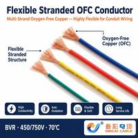 Bestseller BVR 2,5mm² 4mm² 6mm² Flexibles Kupferkabel mit PVC-Isolierung für Wohn- und Gewerbegebäude