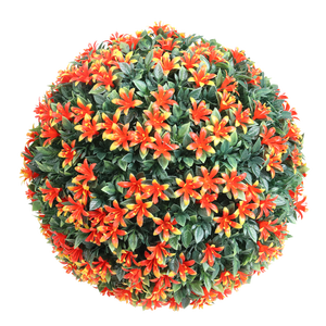 Boule de fleurs artificielles en plastique réaliste, rose, suspendue, pour mariage, Saint-Valentin, remise de diplôme, décoration de la maison et du <span class=keywords><strong>jardin</strong></span> - Product Image 6