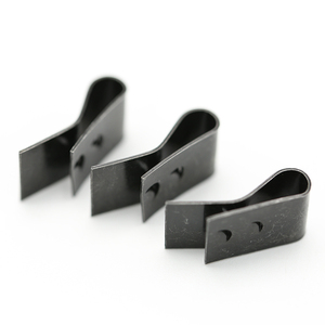 50 clips à ressort, attaches en <span class=keywords><strong>u</strong></span>, métal, clip tube de fixation, bouton tactile plat - Product Image 3