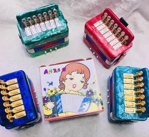 Wholesale Orff Percussion Factory Direct Sales <b>Musical</b> <b>Instrument</b> Toys Multi-color 7 Key 2 Bass Exquisite Accordion - Product Image 4