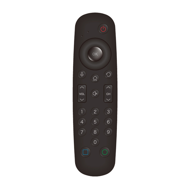 Quality Guarantee Bontech Universal Motion Air Mouse Voice Remote Control with >10m Range and AA Ax2 Batteries for Smart TV