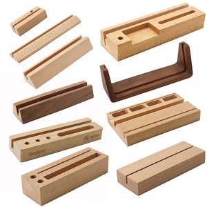Wooden <b>Calendar</b> Stand Solid Wood Base Desktop Ornament Creative Design For Office Home Use - Product Image 5