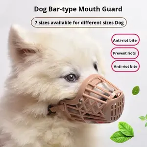 Vente chaude <span class=keywords><strong>chien</strong></span> museau arrêter de mordre à mâcher aboyer respirant maille museau pour chiens agressifs formation pour animaux de compagnie marche en plein air - Product Image 2