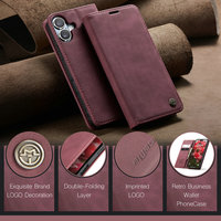 Desain Baru 2025 untuk iPhone 16 Pro Max 15 14 13 12 11 Aksesoris Casing Ponsel Dompet Magnetik Pintar Penutup Kartu untuk iPhone 16