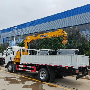รถบรรทุกอีซูซุติดเครน 5 ตัน 4x2 รถบรรทุกติดเครนแขนตรงแบบยืดหดได้ กำลังขาย - Product Image 3