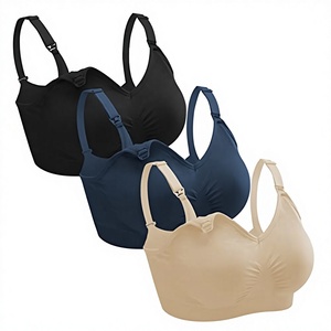 Paquete de 3 sujetadores sin aros para mujer, sin costuras, copa completa, ajuste cómodo, ropa interior para el día a día - Product Image 2