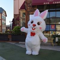 Jouet gonflable lapin de pâques personnage dessin animé costume Halloween noël adulte lapin mascotte lapin mascotte costume