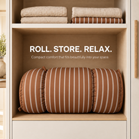 Matelas de sol portable enroulable, matelas pliant pour invités, coussin de couchage confortable pour le camping, les voyages et la maison, fabricant