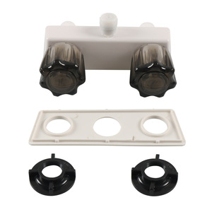 วาล์วแยกน้ำฝักบัวแบบสองปุ่มหมุน รุ่น RV วัสดุพลาสติก สีดำ MS F 550 S D - Product Image 1