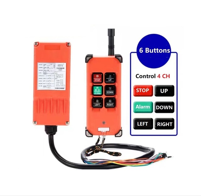 AC380V Wireless 4CH Crane Transmitter & Receiver Kits for Electrical Hoist Industrial Remote Control Manufacturer