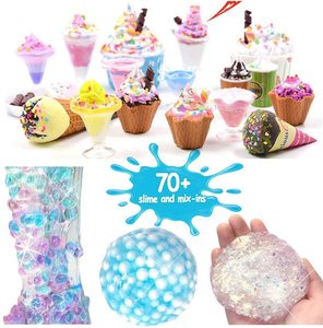 Kit de fabrication de slime éducatif Activator Crystal Clear Cream Set, jouets DIY avec breloques pour enfants - Product Image 1