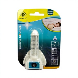 Luce Notturna LED A56 Guangli 0.6W Stile Razzo, Controllo a Interruttore, Blu/Bianco/Rosso, 20000 Ore di Durata, per Uso Interno Bambini - Product Image 6