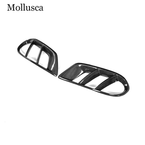 Pour Classe C W205 4 portes, garniture de pare-chocs avant en fibre de carbone 2015-2021 - Product Image 2