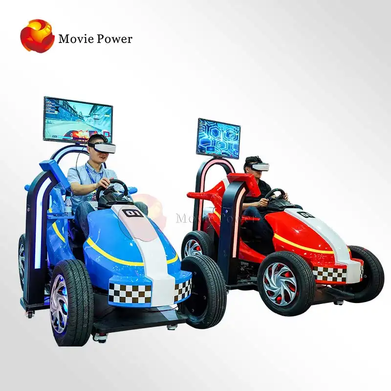 VR car simulator for kids indoor park virtual reality car racing simulator vr amusement equipment racing game machine