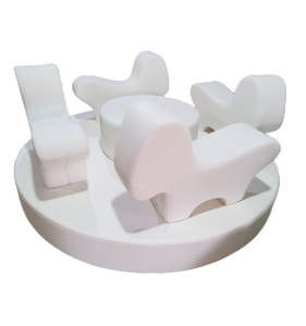 Área de juegos suave para niños, equipo de patio suave para interiores, carrusel - Product Image 6