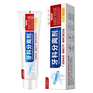 Dentifrice séparateur dentaire Lvspv 100g, blanchissant, haleine fraîche, soins bucco-dentaires pour adultes - Product Image 1