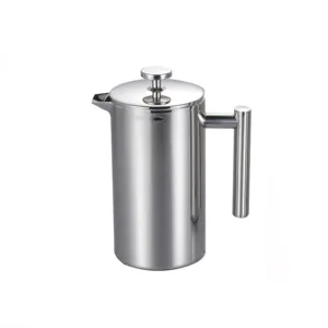 Nhà Sản Xuất 350 Ml Báo Chí Pháp Thép Không Gỉ Cafetiere Espresso Máy Pha Cà Phê