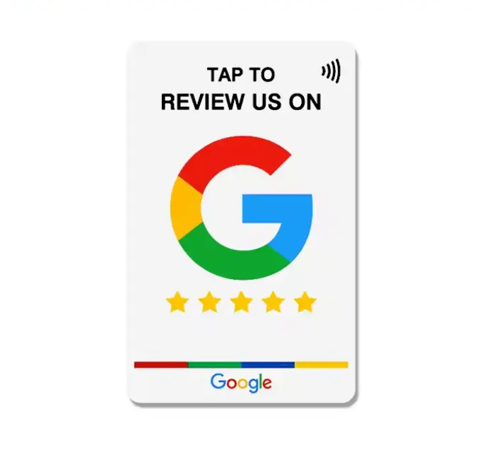 Custom Printing Nfc Chip Google Reviews Card Hot sales Review Card Nfc Ntag213 215 216 access control card