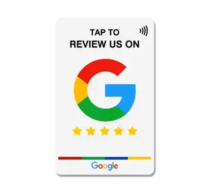 Custom Printing Nfc Chip Google Reviews Card Pop Up Amazon Review Card Nfc Ntag213 215 216 Google Play Gift Card