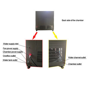 Vente d'usine Chambre d'essai automatique de pulvérisation d'eau de pluie / Équipement d'essai de pluie pour indice de protection IP - Product Image 3