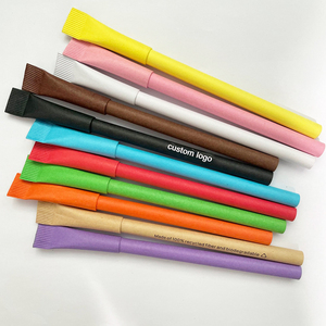 Wholesale 100% Eco Friendly Recycled Paper Ball Pen Creative Advertising Promotion Custom Logo <b>Writing</b> Pen - Product Image 2