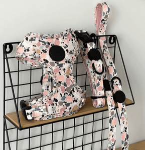 Diseño único Reversible Mascota <span class=keywords><strong>Collar</strong></span> Correa Conjunto Arnés Fabricantes Bordado Perro Arnés Perro Pequeño - Product Image 2