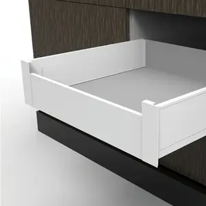 Effective Kitchen Cabinet Home Drawer Box Slim Box Height 118mm Slide Drawer Inner Box Front Aluminum panel
