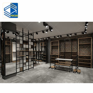 Magasin personnalisé Porte-vêtements <span class=keywords><strong>Sous</strong></span>-vêtements Magasin de vêtements Comptoir Magasin de vêtements Aménagement d'intérieur Magasin de vêtements Comptoir - Product Image 6