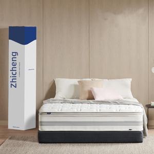 Colchón Ortopédico en Caja para Dormitorio de Hotel, Resortes de Espuma Viscoelástica con Resortes Ensacados, Premium, <span class=keywords><strong>Queen</strong></span>, King, Suave, Medio, Venta al por Mayor, Personalizado - Product Image 1