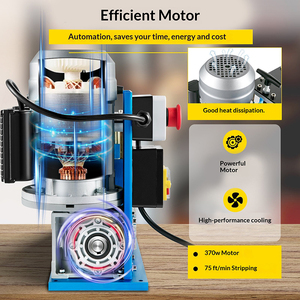 Spellatura Cavi Elettrici Automatica 220V ad Alta Sicurezza, Resistente all'Usura, Multi-Foro per Riciclo Cavi in Rame - Product Image 5