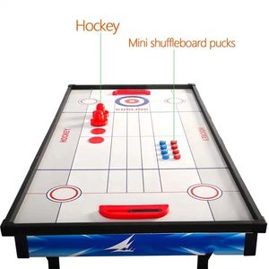 Mesa de Juego Multijuegos, Mesa de Juego Combinada <span class=keywords><strong>Plegable</strong></span> con <span class=keywords><strong>Billar</strong></span>/Hockey/Tenis/Shuffleboard - Product Image 6