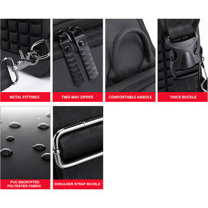 Bolso Bandolera Cruzado Impermeable Antirrobo con Carga USB para Viajes de Negocios, Informal, para Hombre, Estudiante, Deportes, Correr - Product Image 4