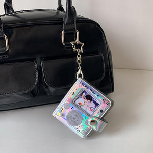 Hisocute 2-Zoll-PVC-Fotoalbum mit fünf Sternen Koreanische Version Star-Chasing Shiny Pendant Storage für Kpop Girls - Product Image 4