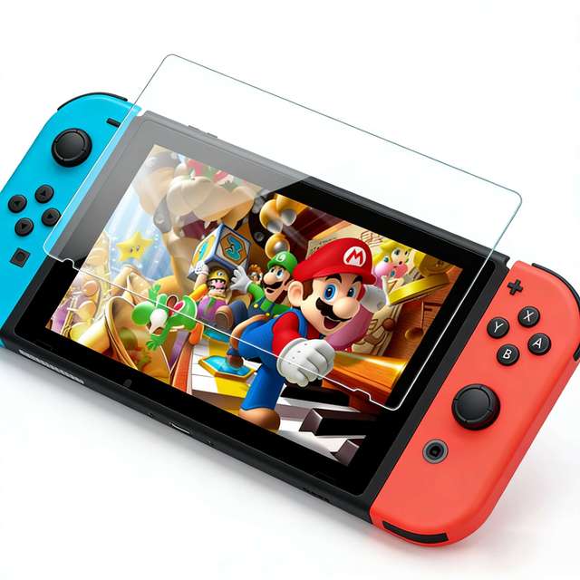 Premium Gaming Accessories 2.5D Glass Screen Protector for Nintendo for Switch 2 Tempered Glass Film High Sensitivity Touch