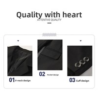 Ensemble deux pièces pour enfants, style costume de cérémonie pour garçon d'honneur, tenue de scène, en polyester, en stock, Zhejiang Needle