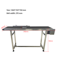Harga Pabrik Yaomatec Sabuk Konveyor Karet PVC Industri Panjang 1.5m Lebar 200mm 300mm untuk Printer Inkjet TIJ