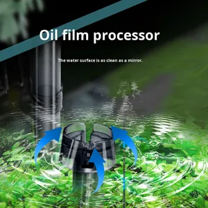 Pequeña pecera montada en la pared, filtro de máquina tres en uno integrado, bomba de agua de circulación, generador de oxígeno, accesorios para acuario - Product Image 4