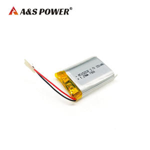แบตเตอรี่ลิเธียมไอออนโพลิเมอร์ลิเธียมโพลิเมอร์3.7V 652030 350mAh พร้อม UL/IEC62133/kc/cb - Product Image 5