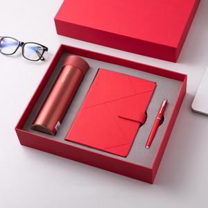 Factory Luxury Rigid Cardboard Packaging Box with Umbrella Tumbler Promotional Business Office Gift Set Box - Product Image 5